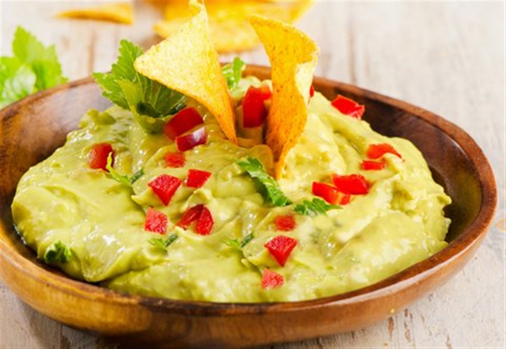 Picture of Creamy Guacamole and Chips Recipe - Item No. 123-creamy-guacamole-and-chips Picture of Creamy Guacamole and Chips Recipe - Item No. 123-creamy-guacamole-and-chips